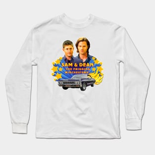 Sam & Dean Vintage Style Long Sleeve T-Shirt